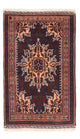 Alfombra Belutsch 89x150cm - Alfombra oriental - azul oscuro
