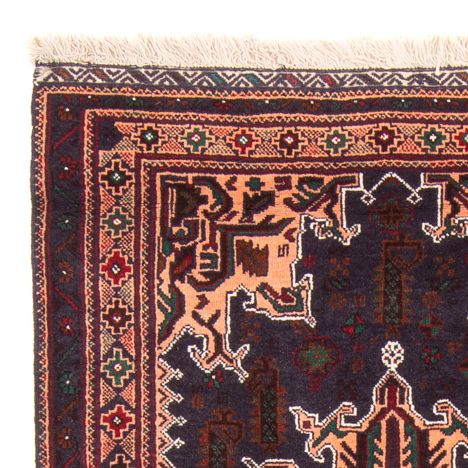 Alfombra Belutsch - 150 x 89 cm - azul oscuro