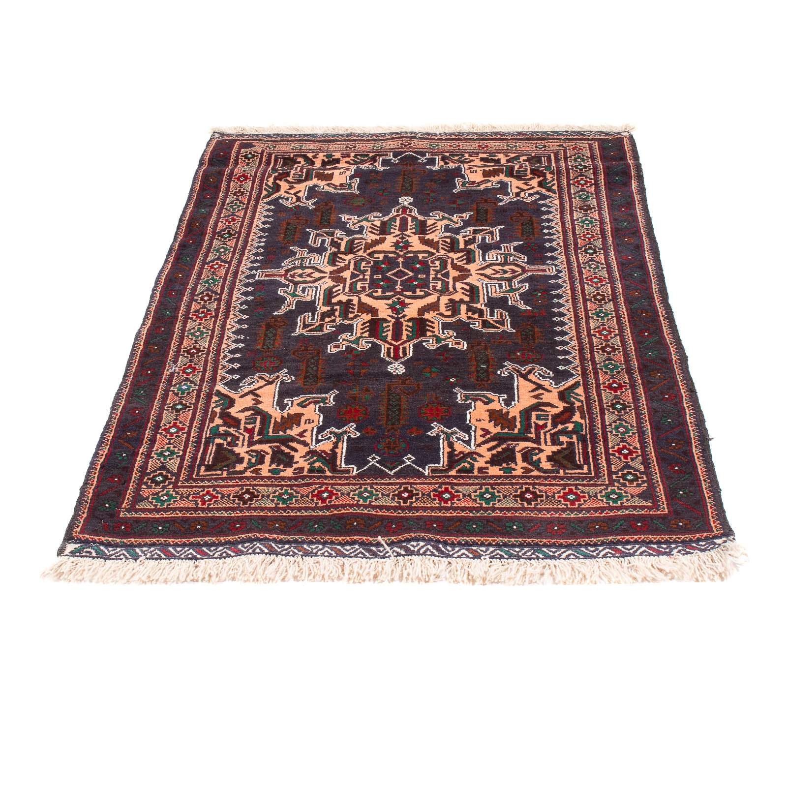 Alfombra Belutsch - 150 x 89 cm - azul oscuro