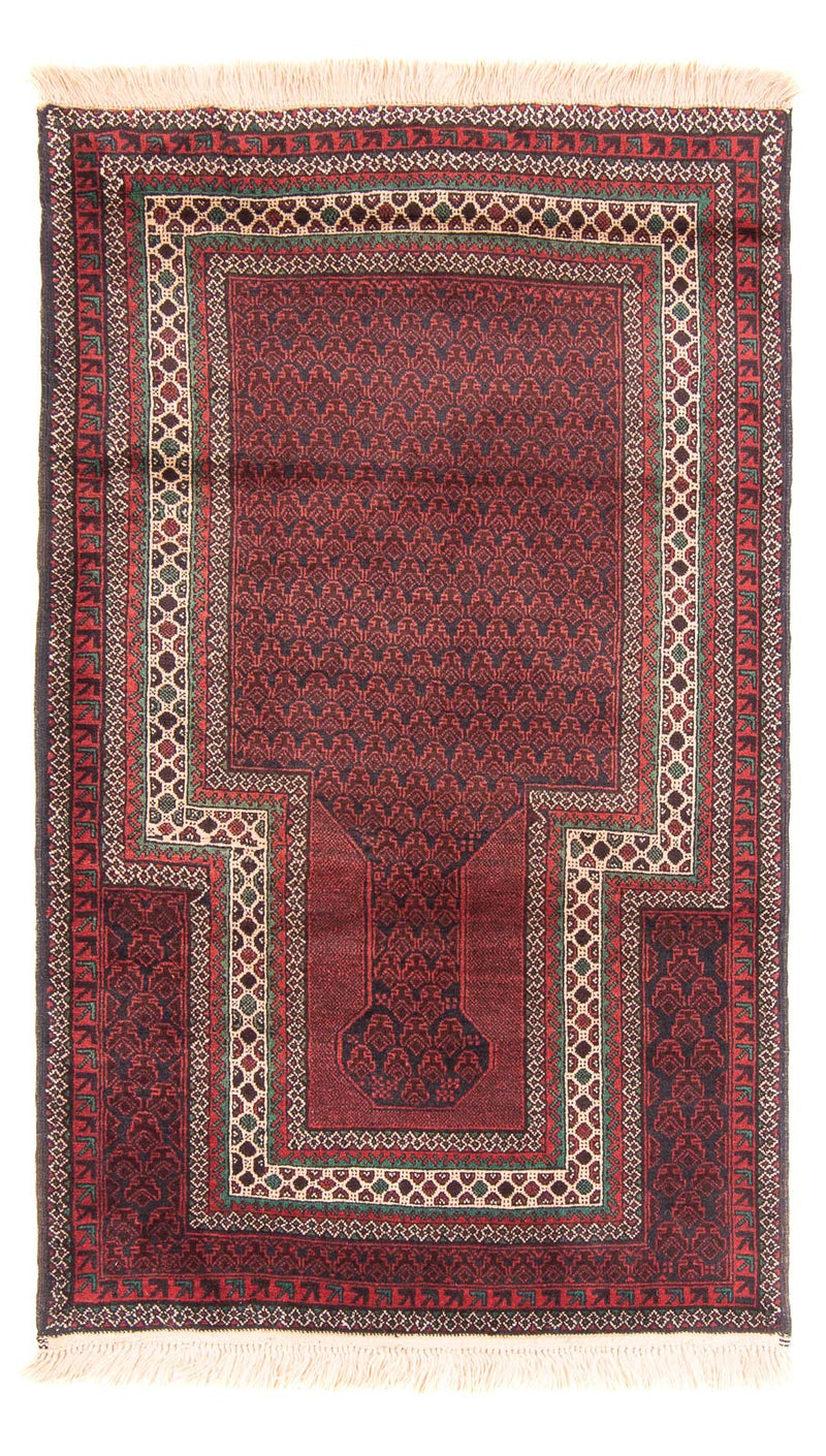 Alfombra Belutsch - Alfombra de Oración - 150 x 92 cm - azul oscuro