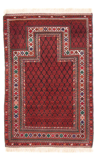 Alfombra Belutsch 103x155cm - Alfombra oriental - rojo