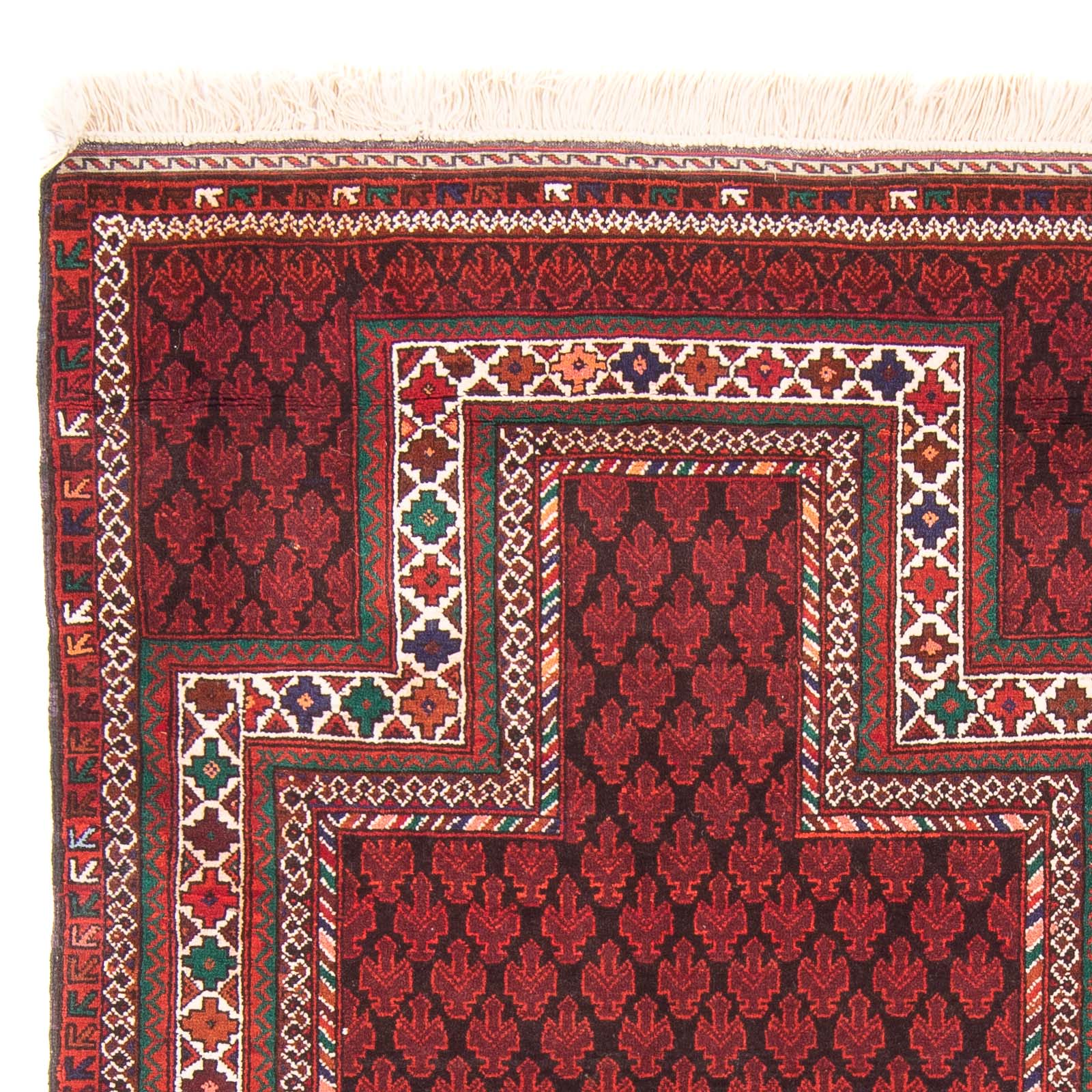 Alfombra Belutsch - Alfombra de Oración - 155 x 103 cm - rojo
