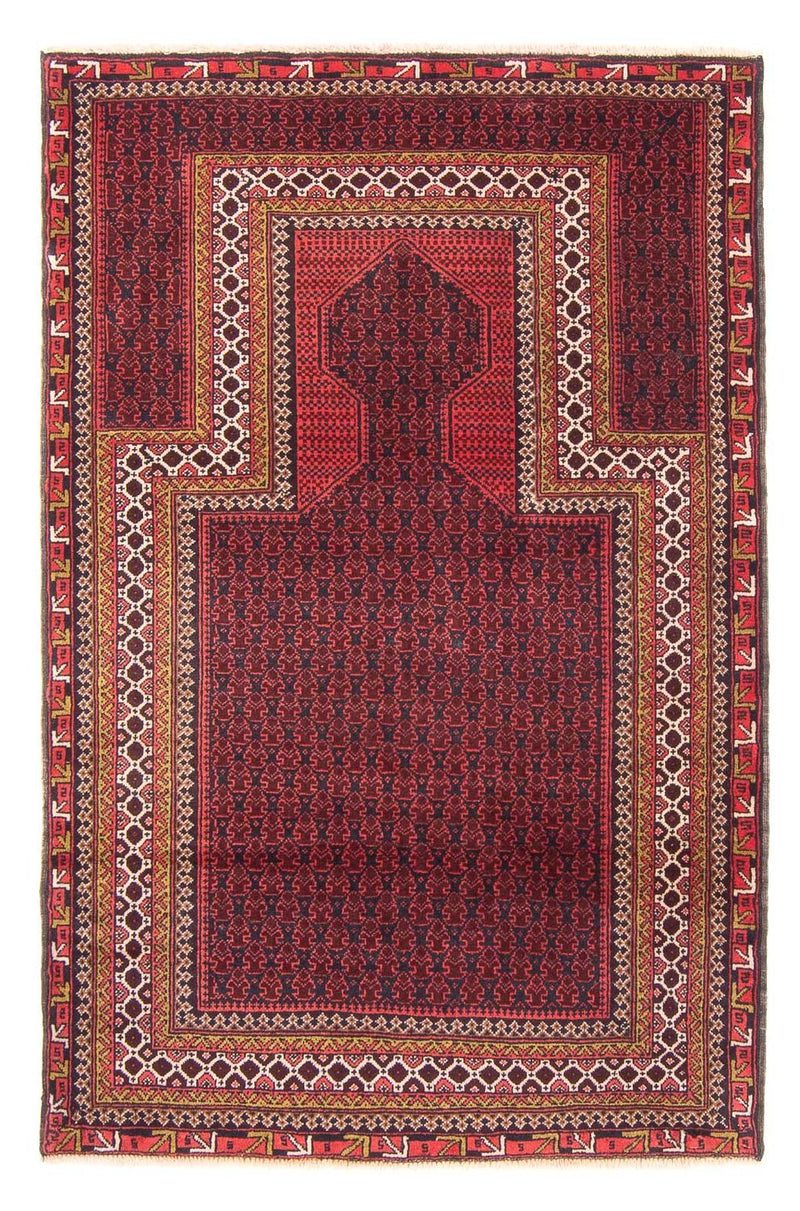 Alfombra Belutsch - Alfombra de Oración - 140 x 91 cm - azul oscuro
