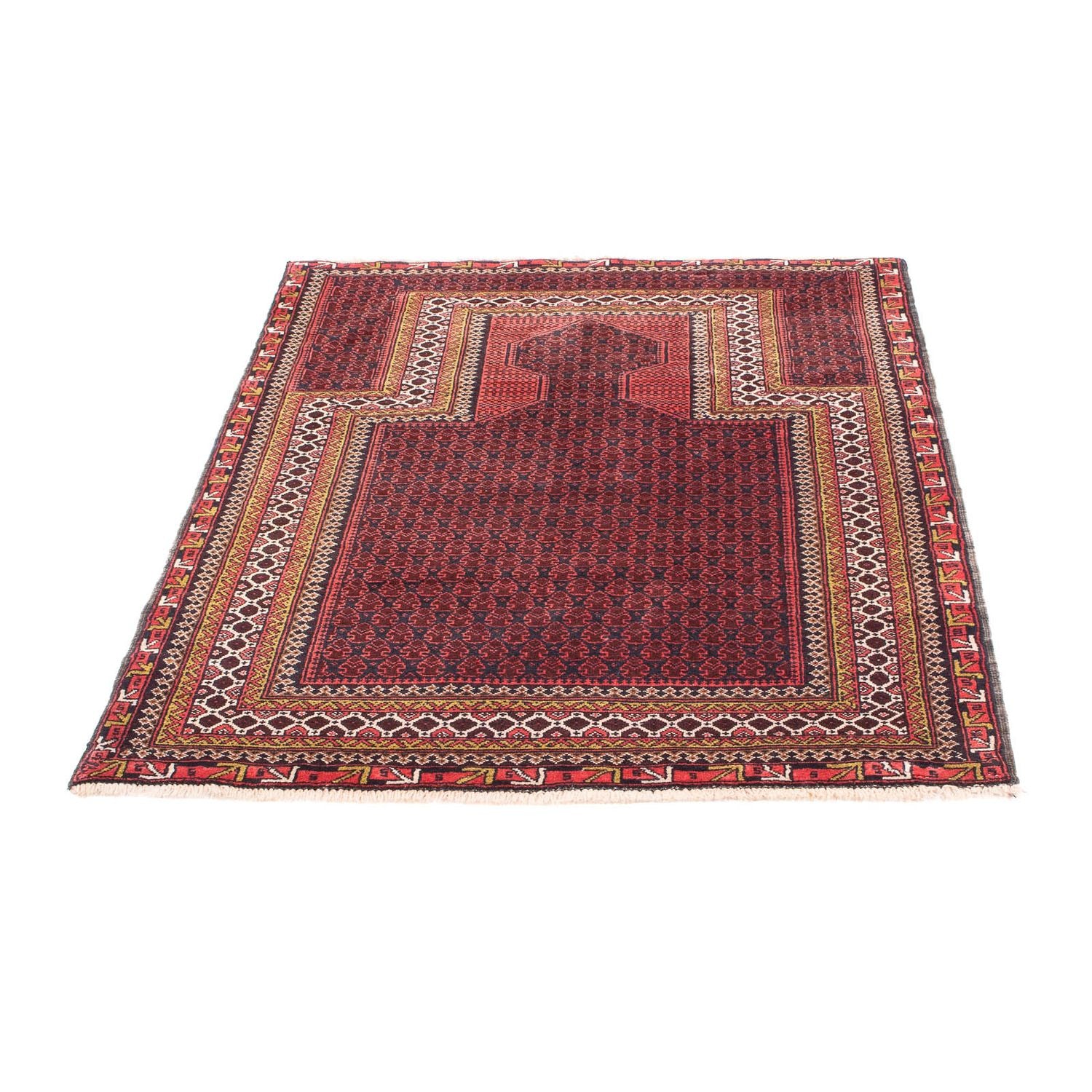 Alfombra Belutsch - Alfombra de Oración - 140 x 91 cm - azul oscuro