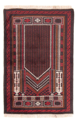Alfombra Belutsch - Alfombra de Oración - 130 x 86 cm - azul oscuro