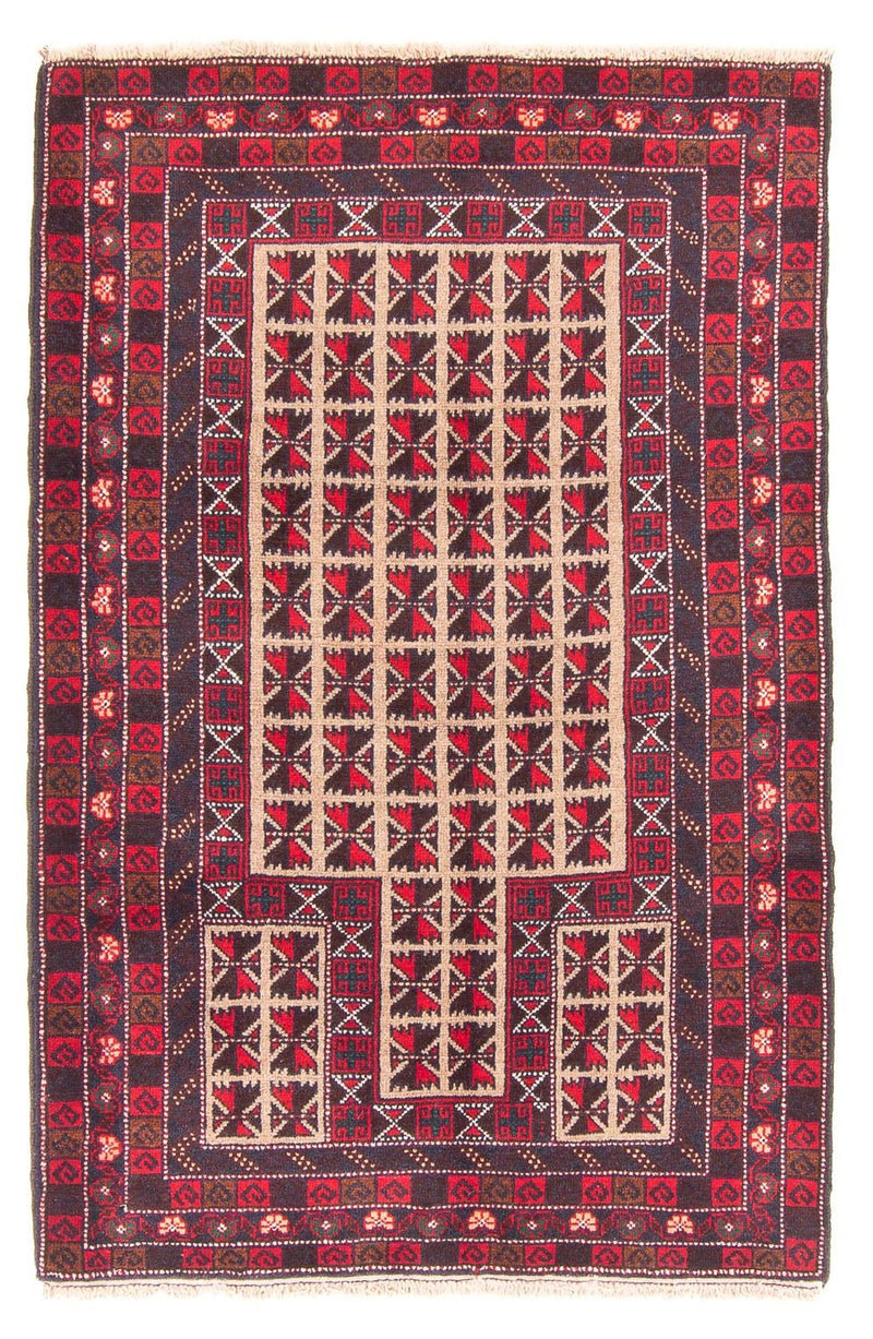 Alfombra Belutsch - Alfombra de Oración - 140 x 93 cm - beige