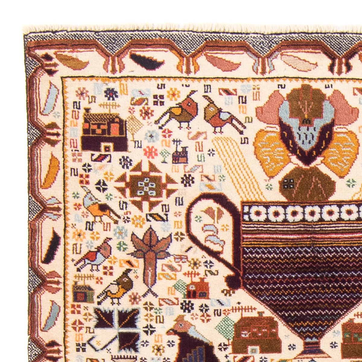 Alfombra Belutsch 87x133cm - Alfombra oriental - beige