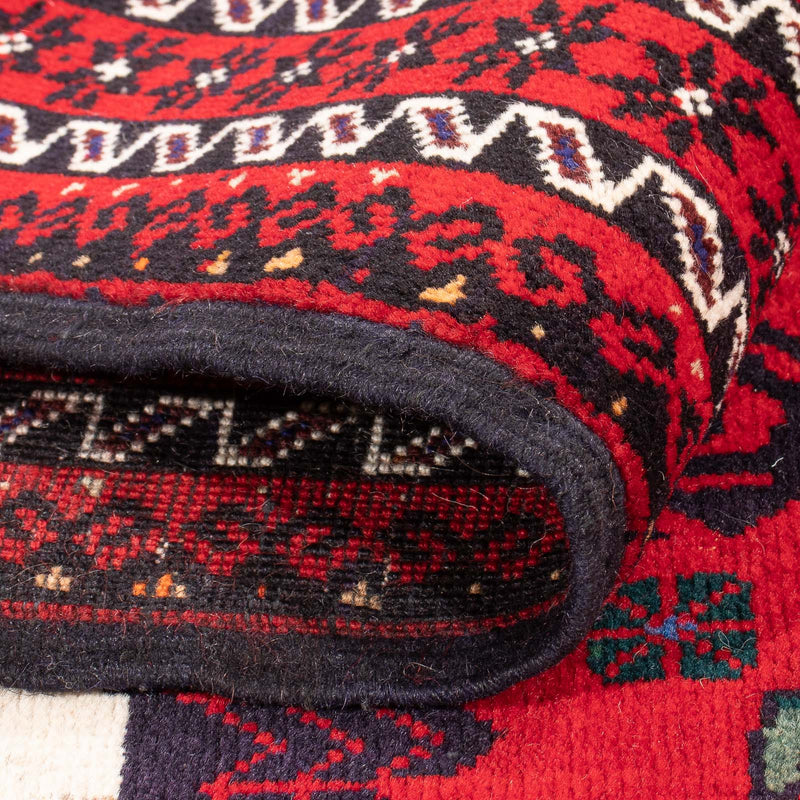 Alfombra Belutsch - 145 x 92 cm - rojo