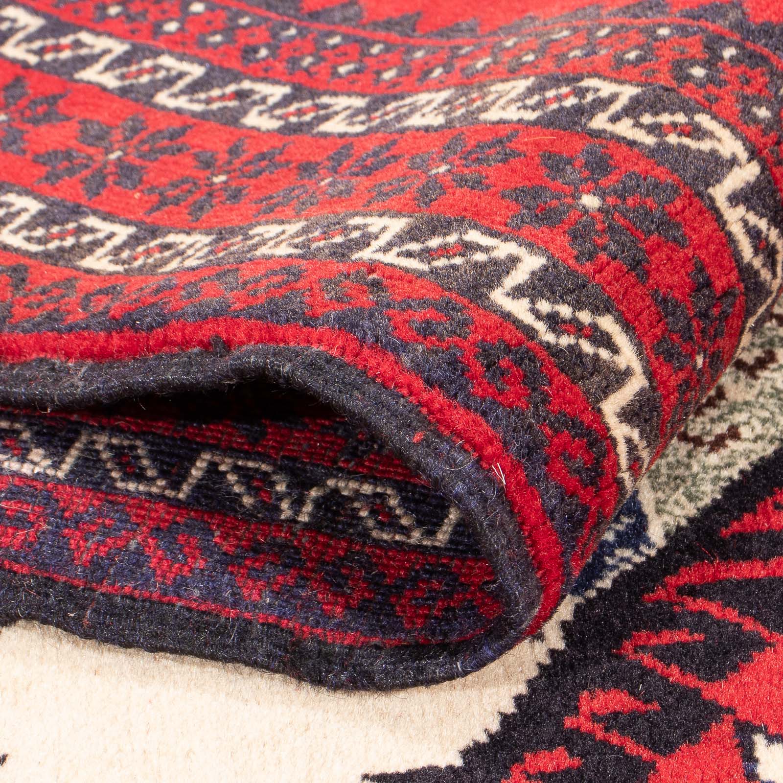 Alfombra Belutsch - 138 x 89 cm - rojo