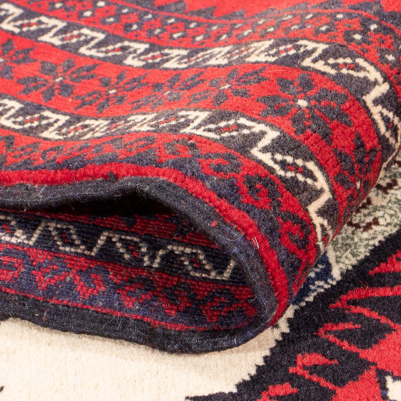 Alfombra Belutsch - 138 x 89 cm - rojo