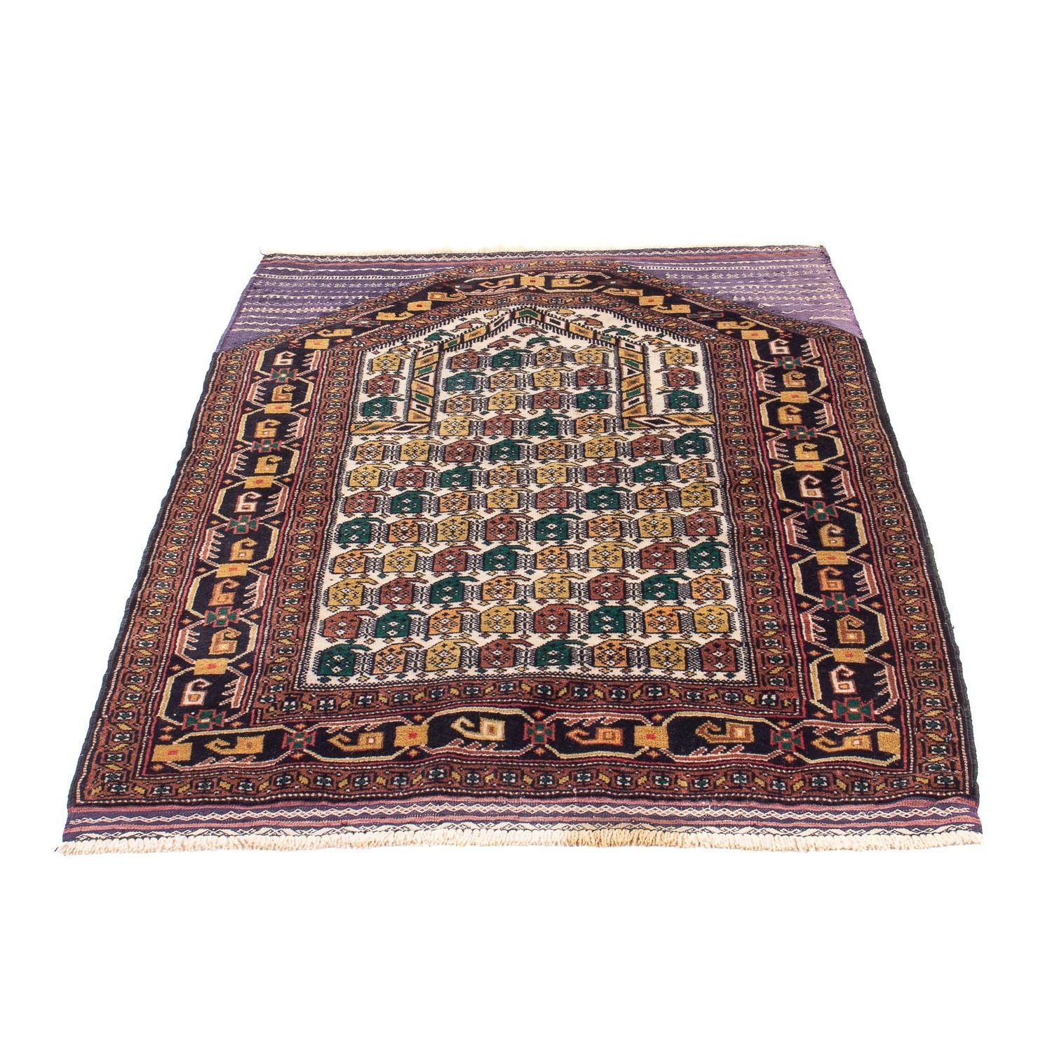 Alfombra Belutsch - Alfombra de Oración - 126 x 82 cm - multicolor