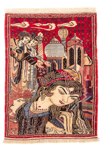 Alfombra Belutsch - 124 x 89 cm - multicolor