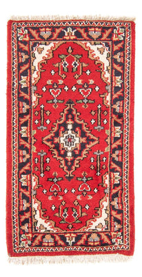 Alfombra oriental - Indus - 140 x 70 cm - rojo