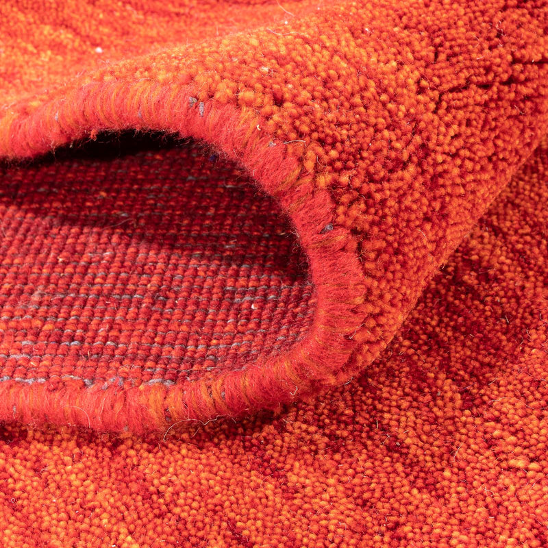 Alfombra de pasillo Alfombra Gabbeh - Softy - 256 x 86 cm - óxido