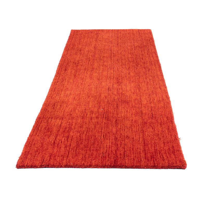Alfombra de pasillo Alfombra Gabbeh - Softy - 256 x 86 cm - óxido