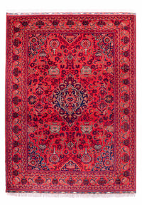 Alfombra afgana - 355 x 256 cm - rojo