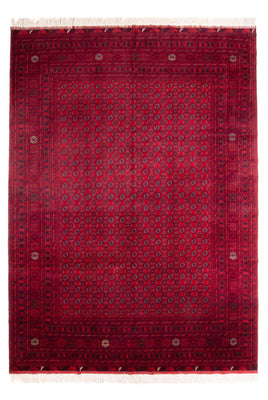 Alfombra afgana - Bukhara - 340 x 240 cm - rojo