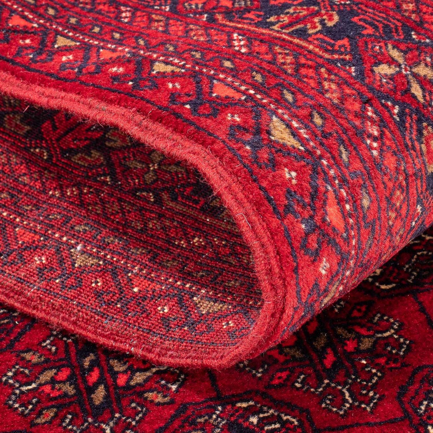 Alfombra de pasillo Alfombra afgana - Bukhara - 290 x 80 cm - rojo
