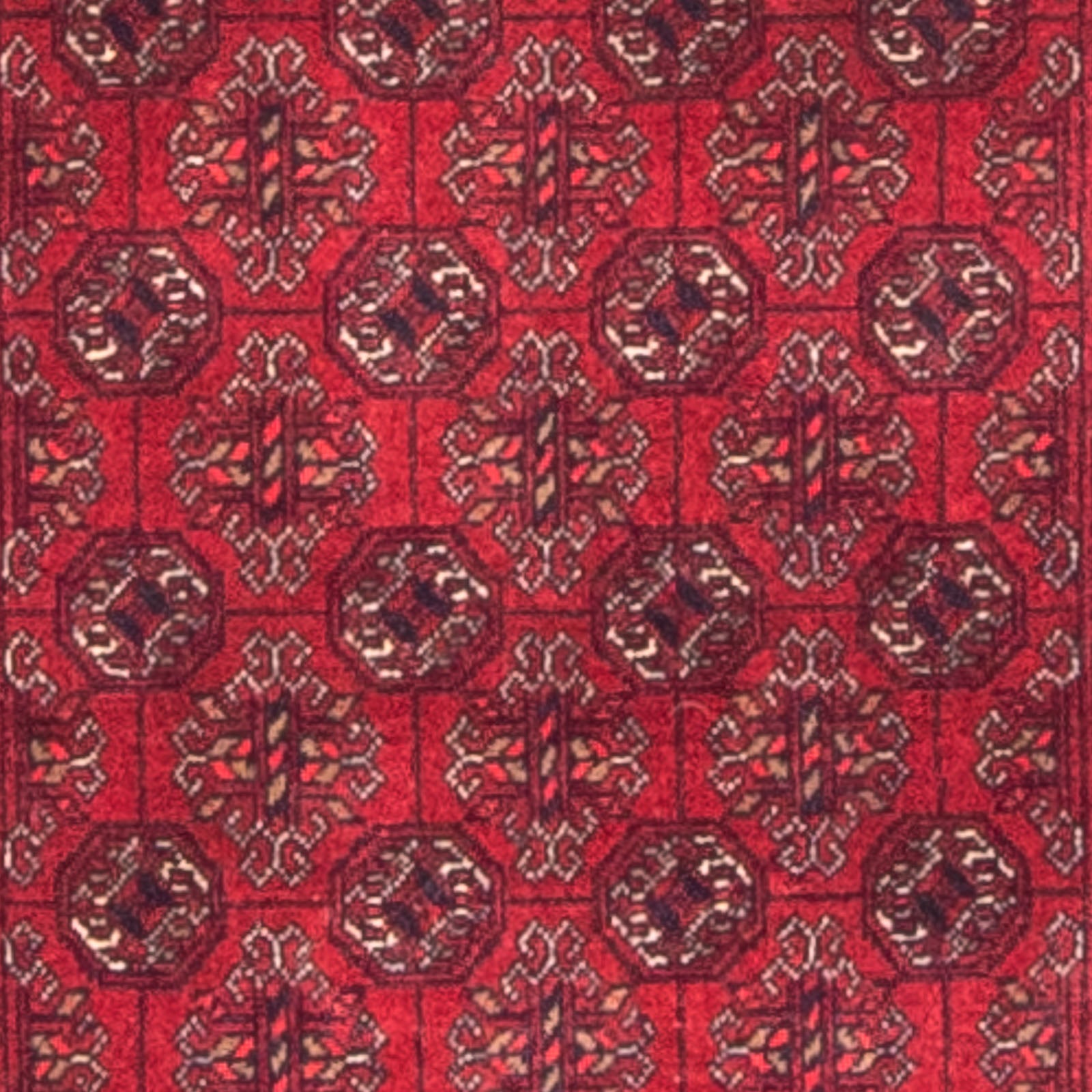 Alfombra de pasillo Alfombra afgana - Bukhara - 290 x 80 cm - rojo