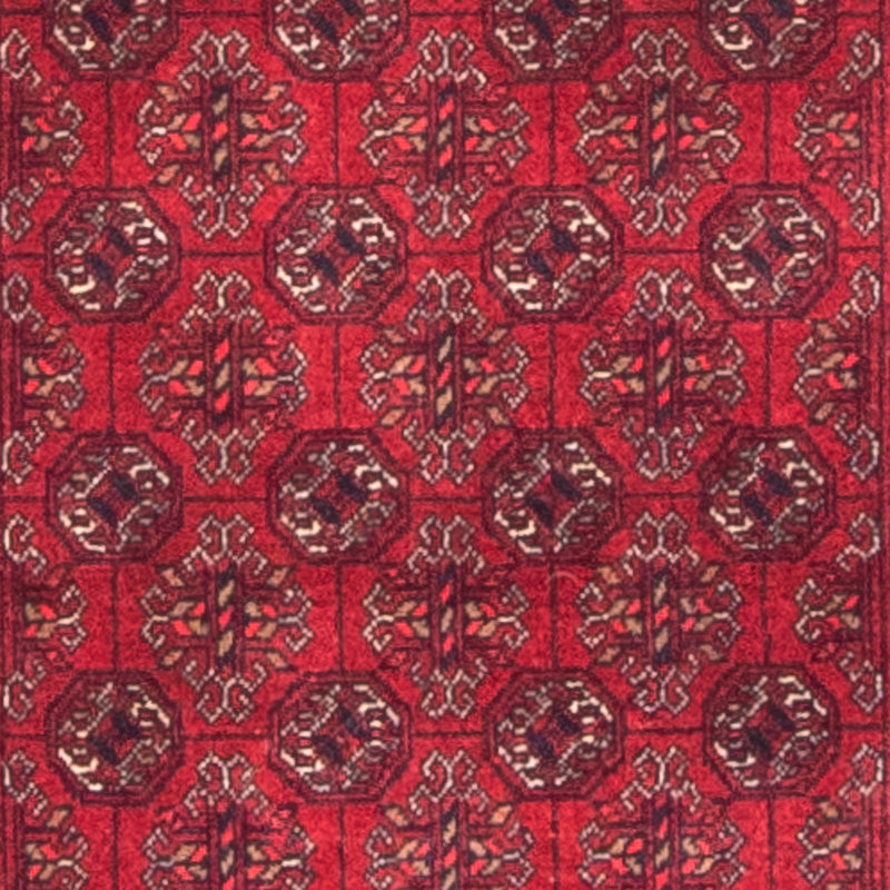 Alfombra de pasillo Alfombra afgana - Bukhara - 290 x 80 cm - rojo