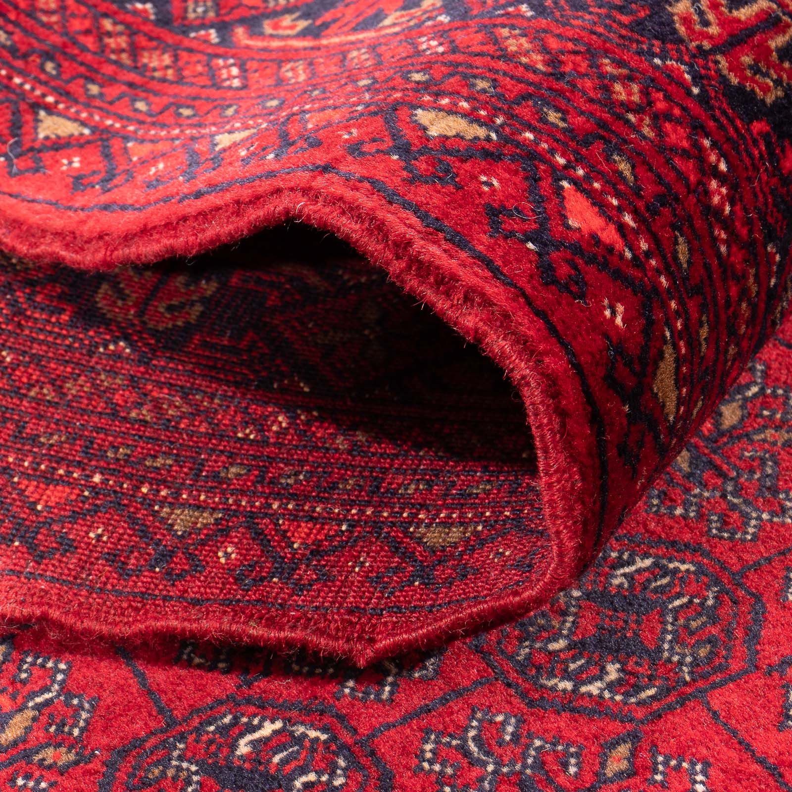 Alfombra de pasillo Alfombra afgana - Bukhara - 290 x 80 cm - rojo