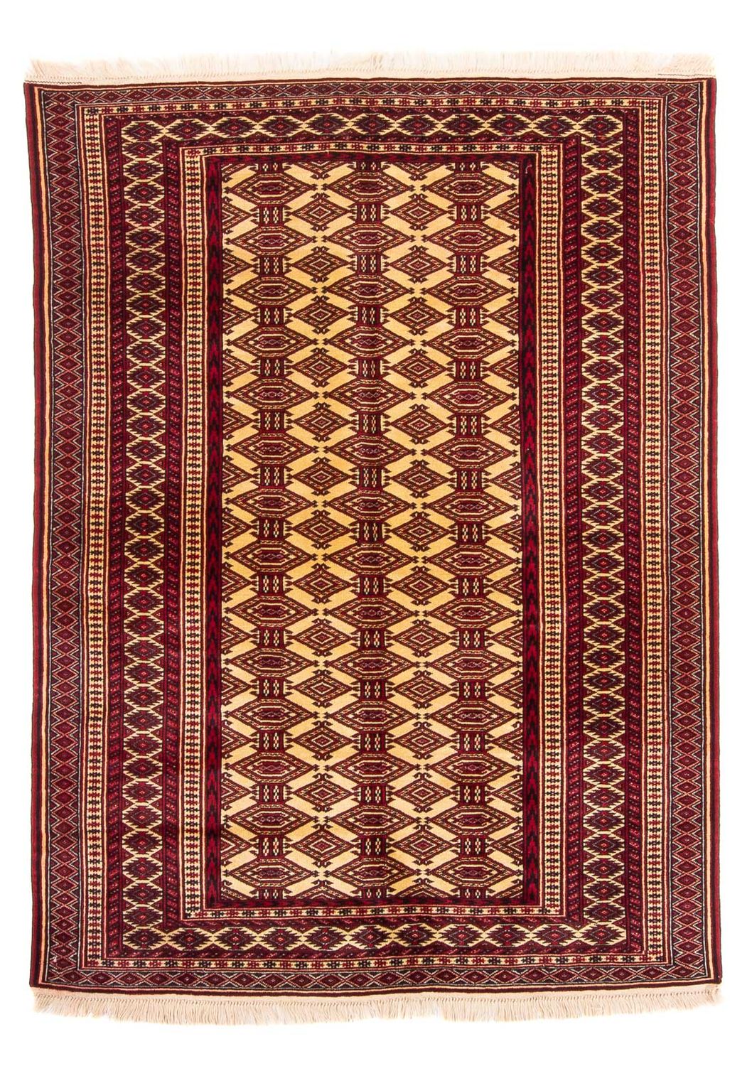 Alfombra Turkaman - 176 x 128 cm - beige