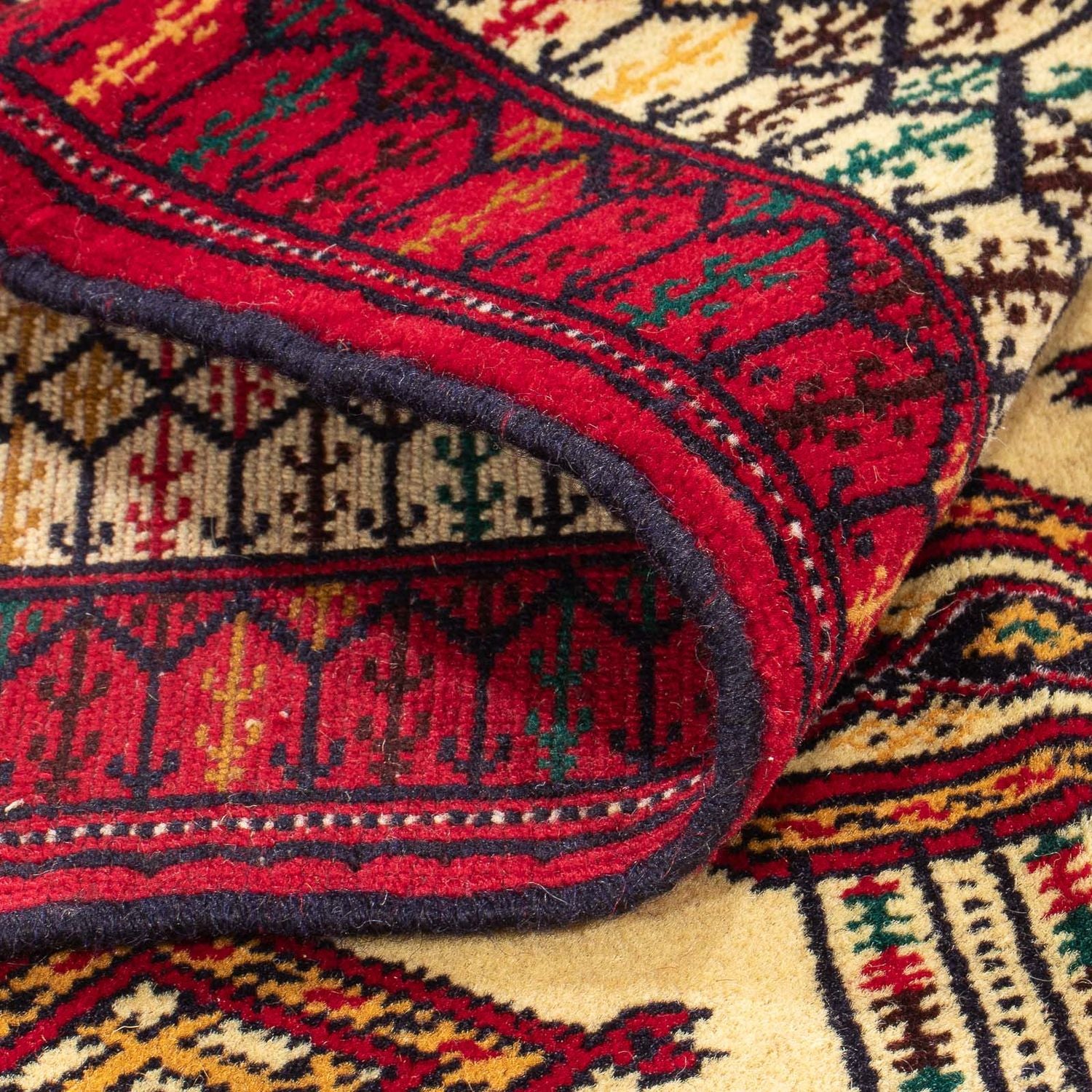 Alfombra Turkaman - 167 x 120 cm - beige