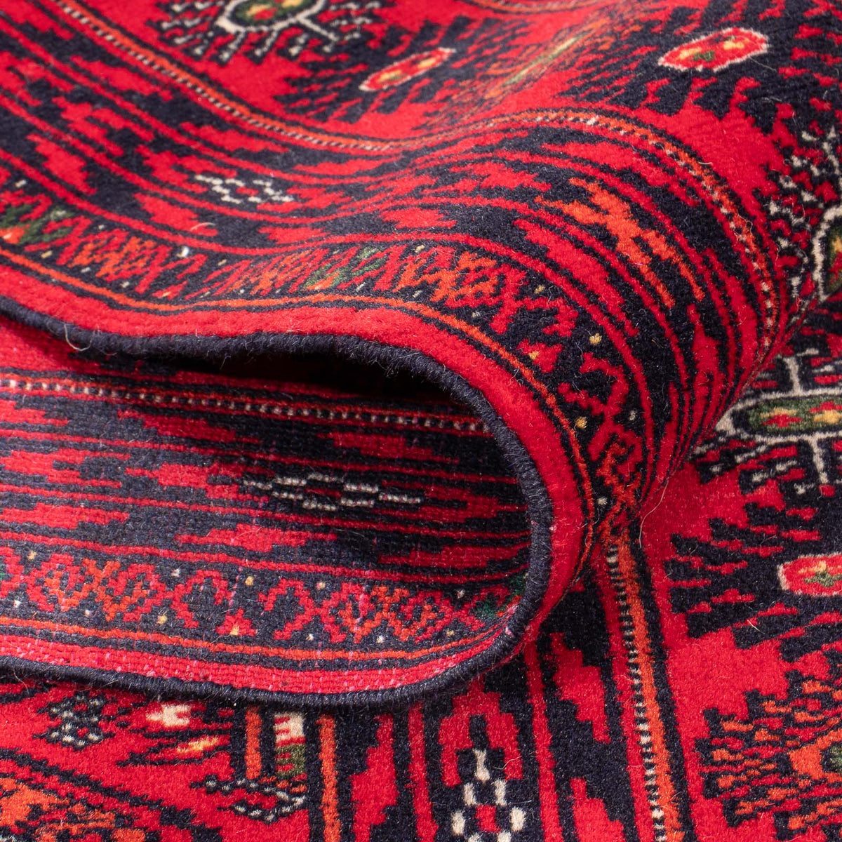 Alfombra de pasillo Alfombra afgana - 190 x 82 cm - rojo