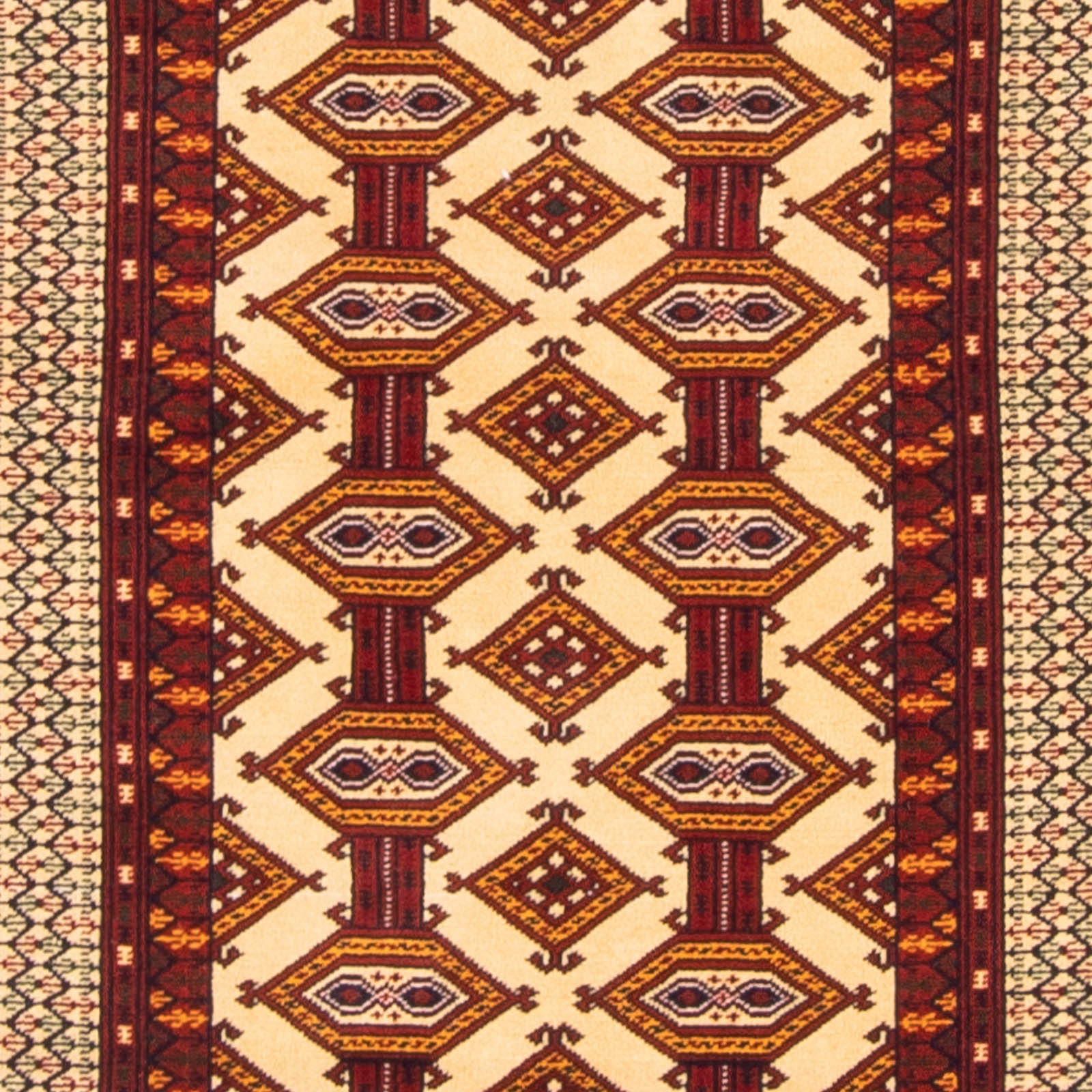 Alfombra de pasillo Alfombra Turkaman - 176 x 85 cm - beige
