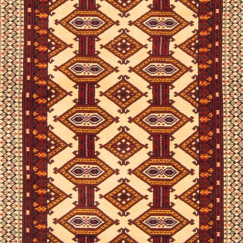 Alfombra de pasillo Alfombra Turkaman - 176 x 85 cm - beige