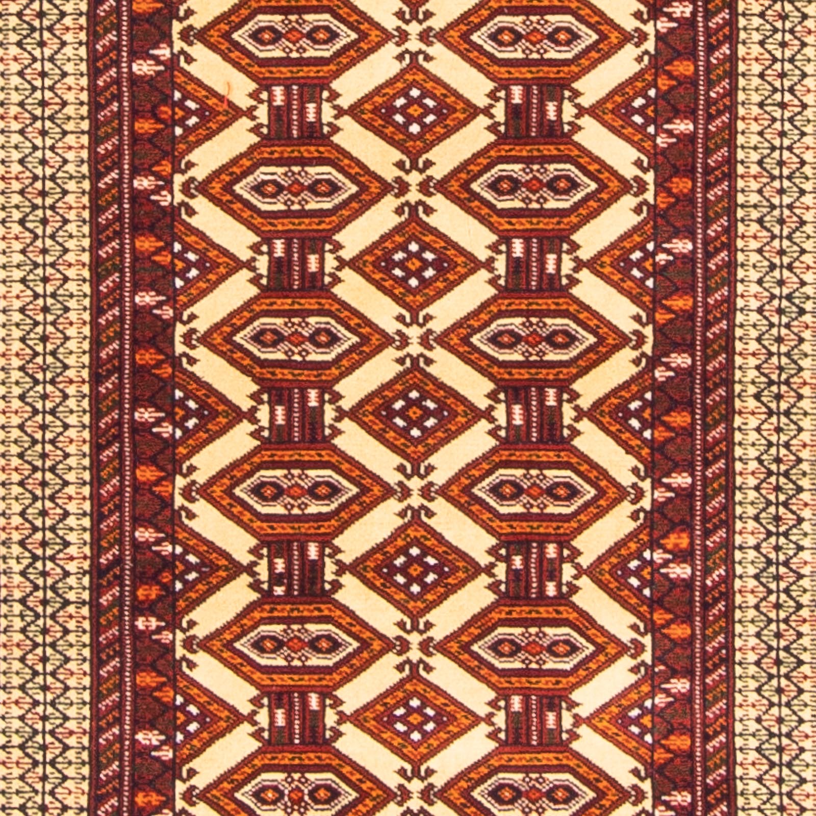 Alfombra de pasillo Alfombra Turkaman - 185 x 85 cm - beige