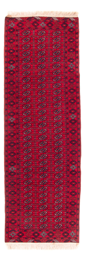 Alfombra de pasillo Alfombra afgana - 258 x 85 cm - rojo