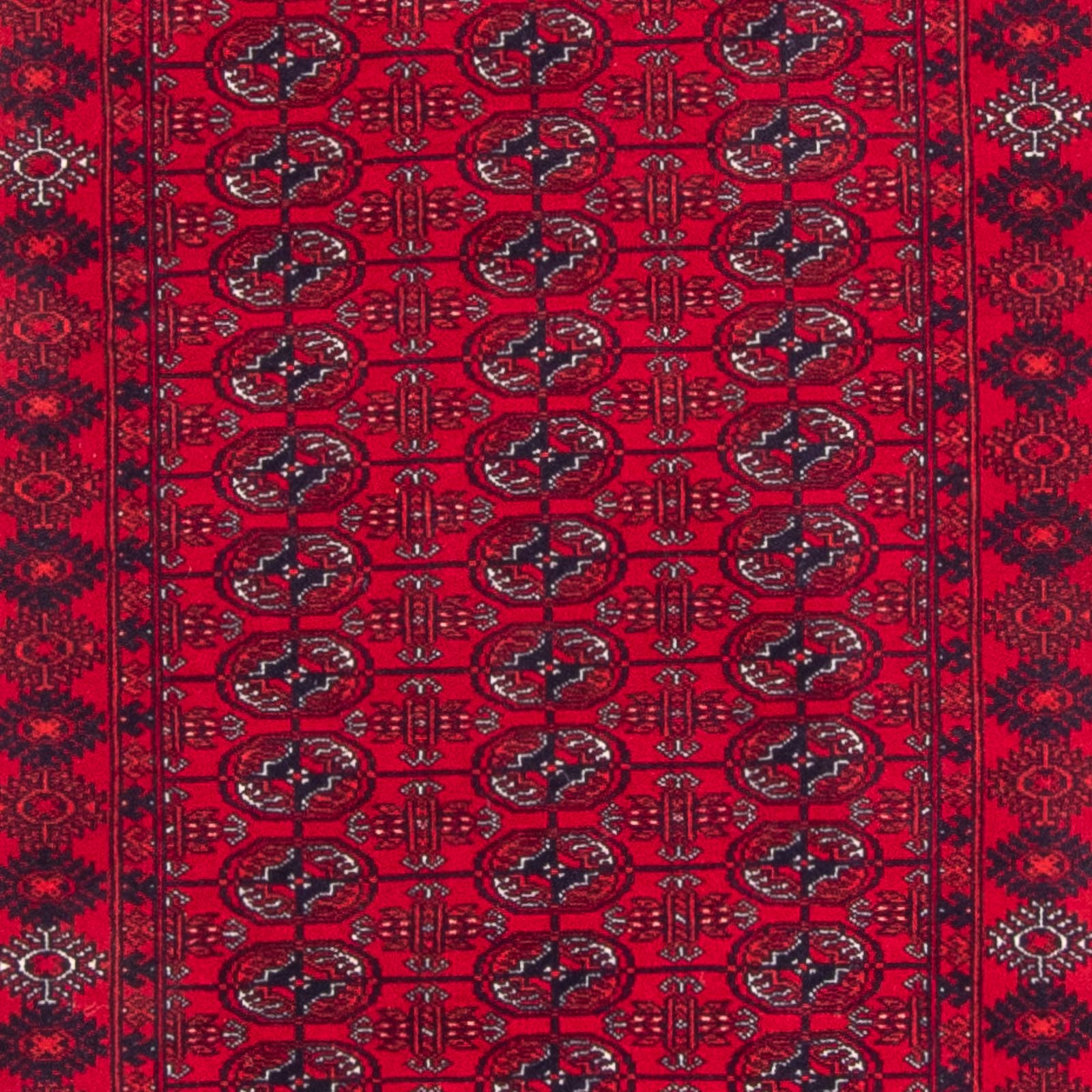 Alfombra de pasillo Alfombra afgana - 258 x 85 cm - rojo