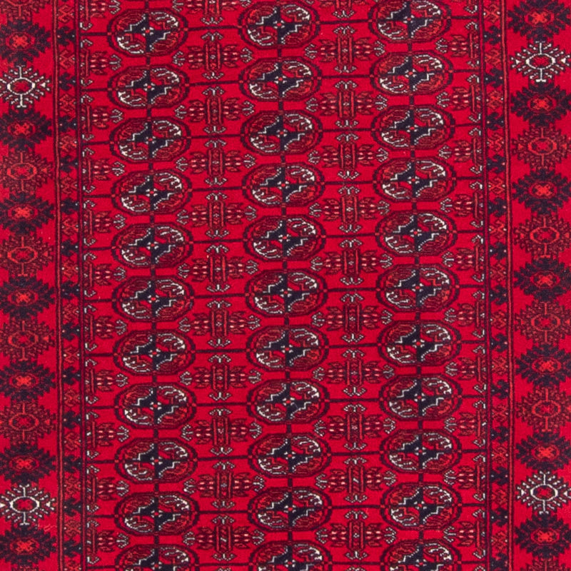 Alfombra de pasillo Alfombra afgana - 258 x 85 cm - rojo