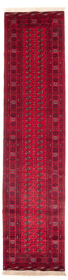 Alfombra de pasillo Alfombra afgana - Bukhara - 377 x 90 cm - rojo