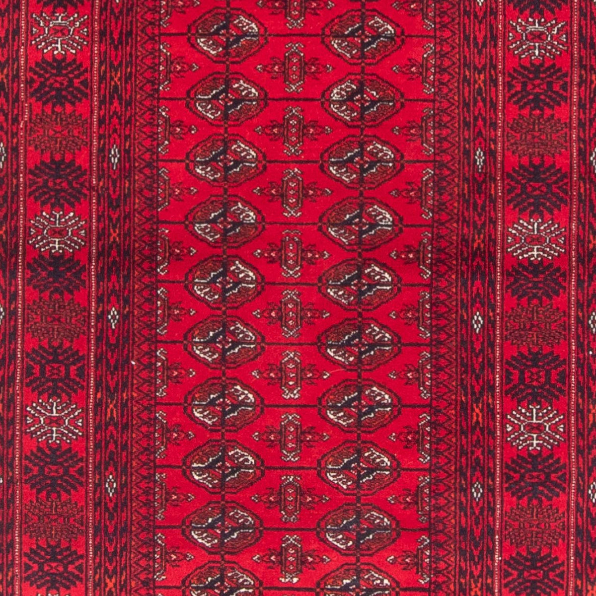 Alfombra de pasillo Alfombra afgana - Bukhara - 377 x 90 cm - rojo