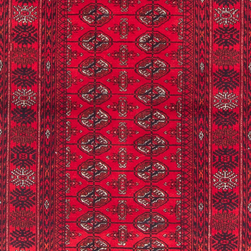 Alfombra de pasillo Alfombra afgana - Bukhara - 377 x 90 cm - rojo