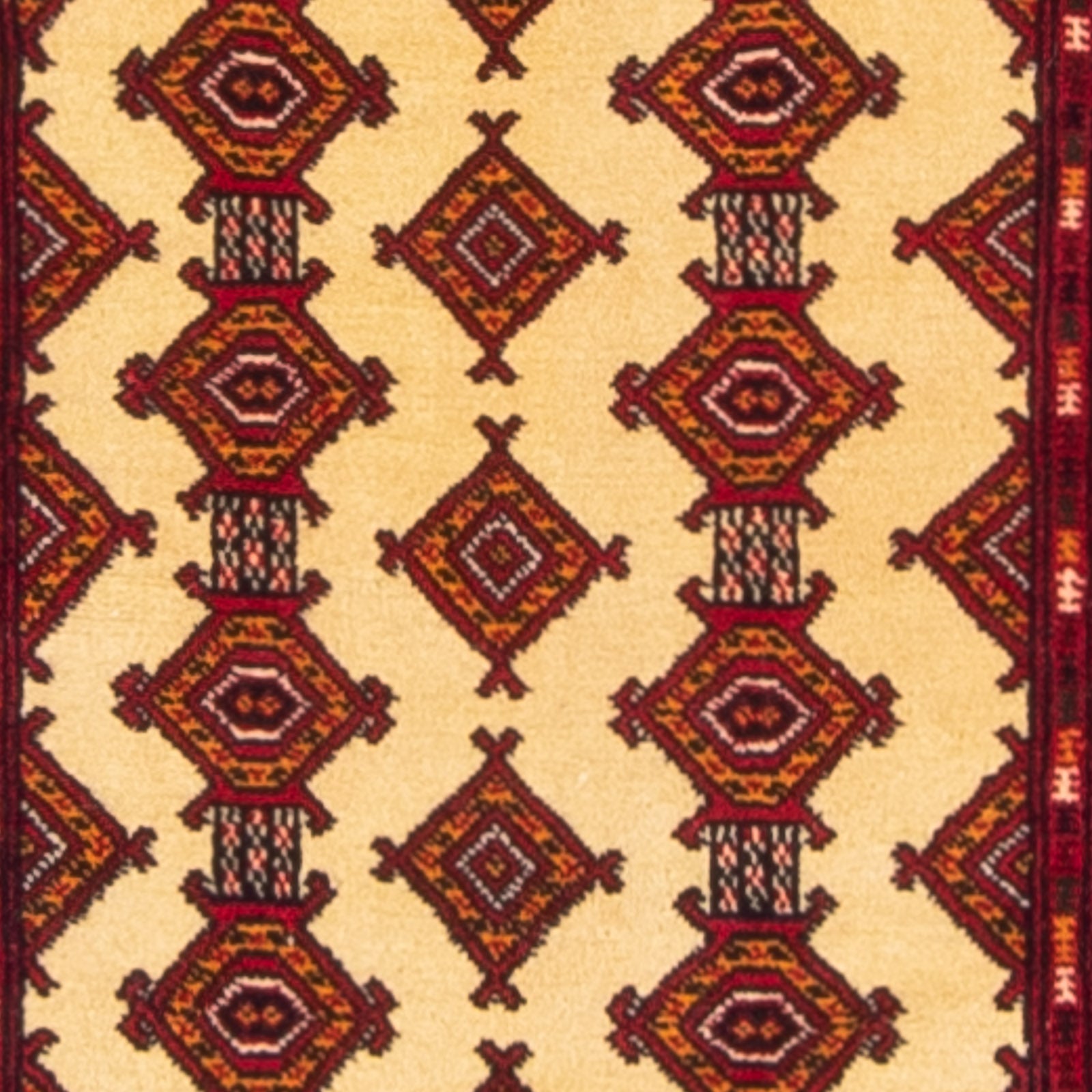 Alfombra de pasillo Alfombra Turkaman - 305 x 85 cm - beige