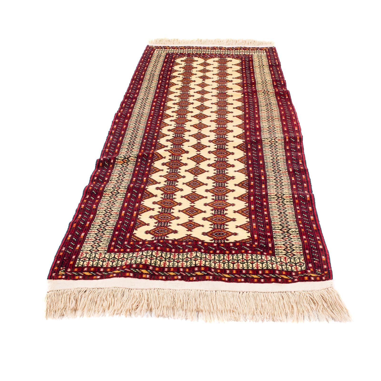 Alfombra de pasillo Alfombra Turkaman - 305 x 85 cm - beige