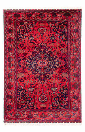 Alfombra afgana - Bukhara - 290 x 200 cm - rojo