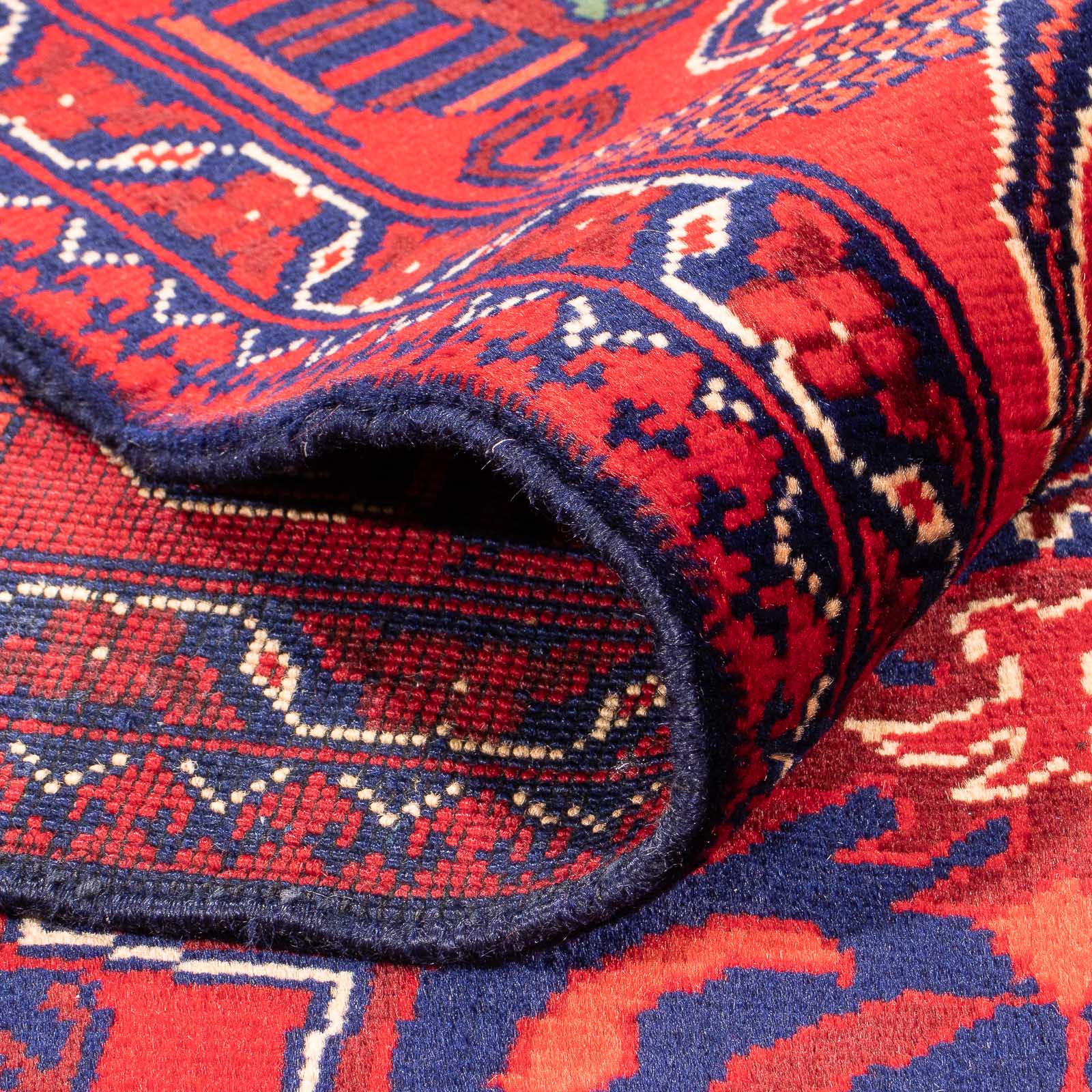 Alfombra afgana - Bukhara - 290 x 200 cm - rojo