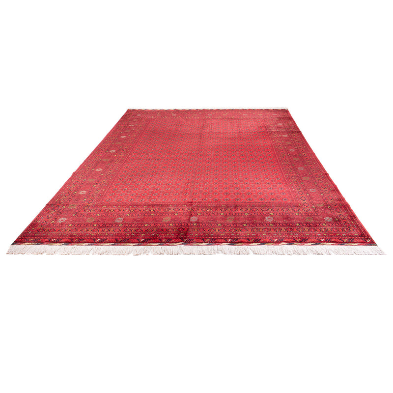 Alfombra afgana - Bukhara - 385 x 300 cm - rojo
