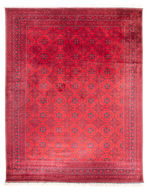 Alfombra afgana - Bukhara - 380 x 300 cm - rojo