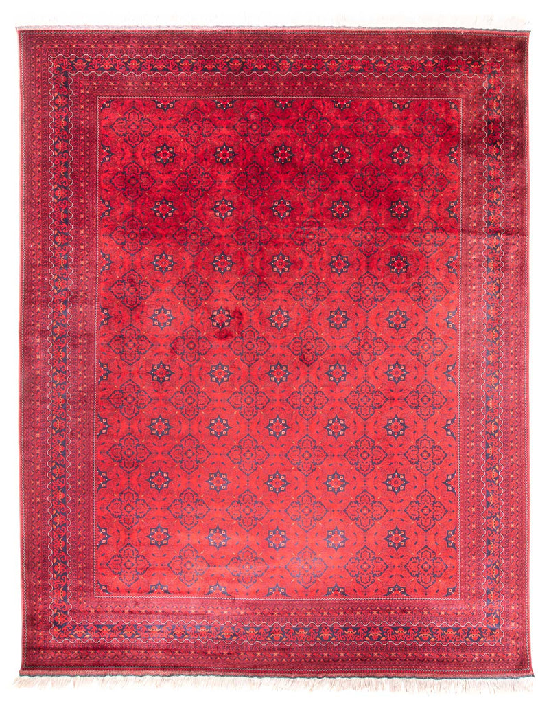 Alfombra afgana - Bukhara - 380 x 300 cm - rojo