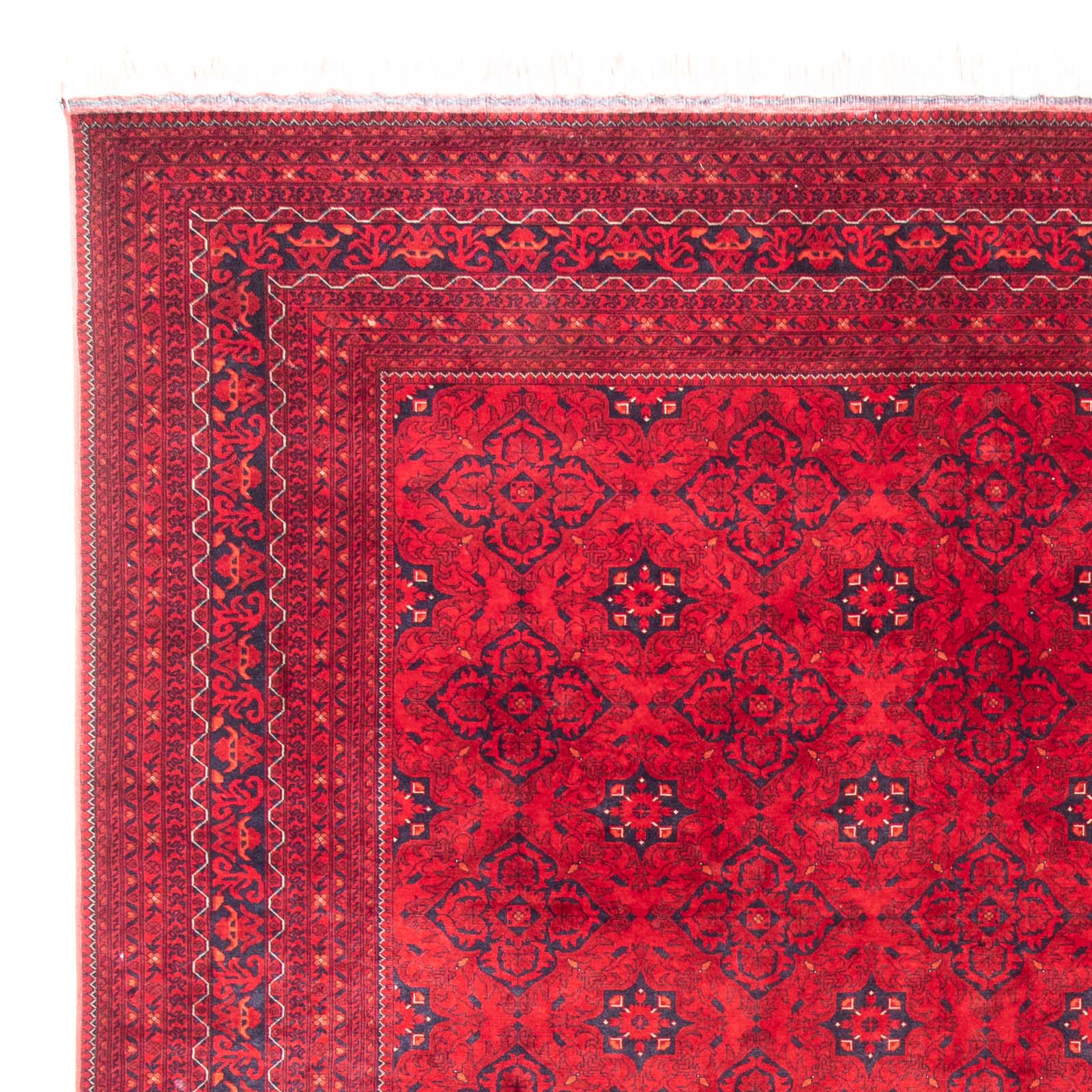 Alfombra afgana - Bukhara - 380 x 300 cm - rojo