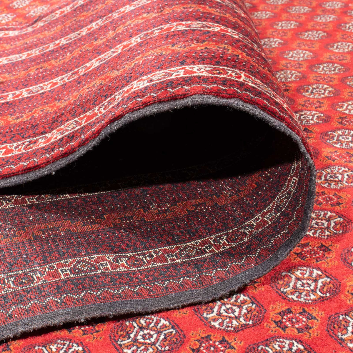 Alfombra afgana - Bukhara - 375 x 300 cm - rojo