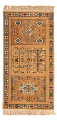 Alfombra oriental - 155 x 80 cm - multicolor