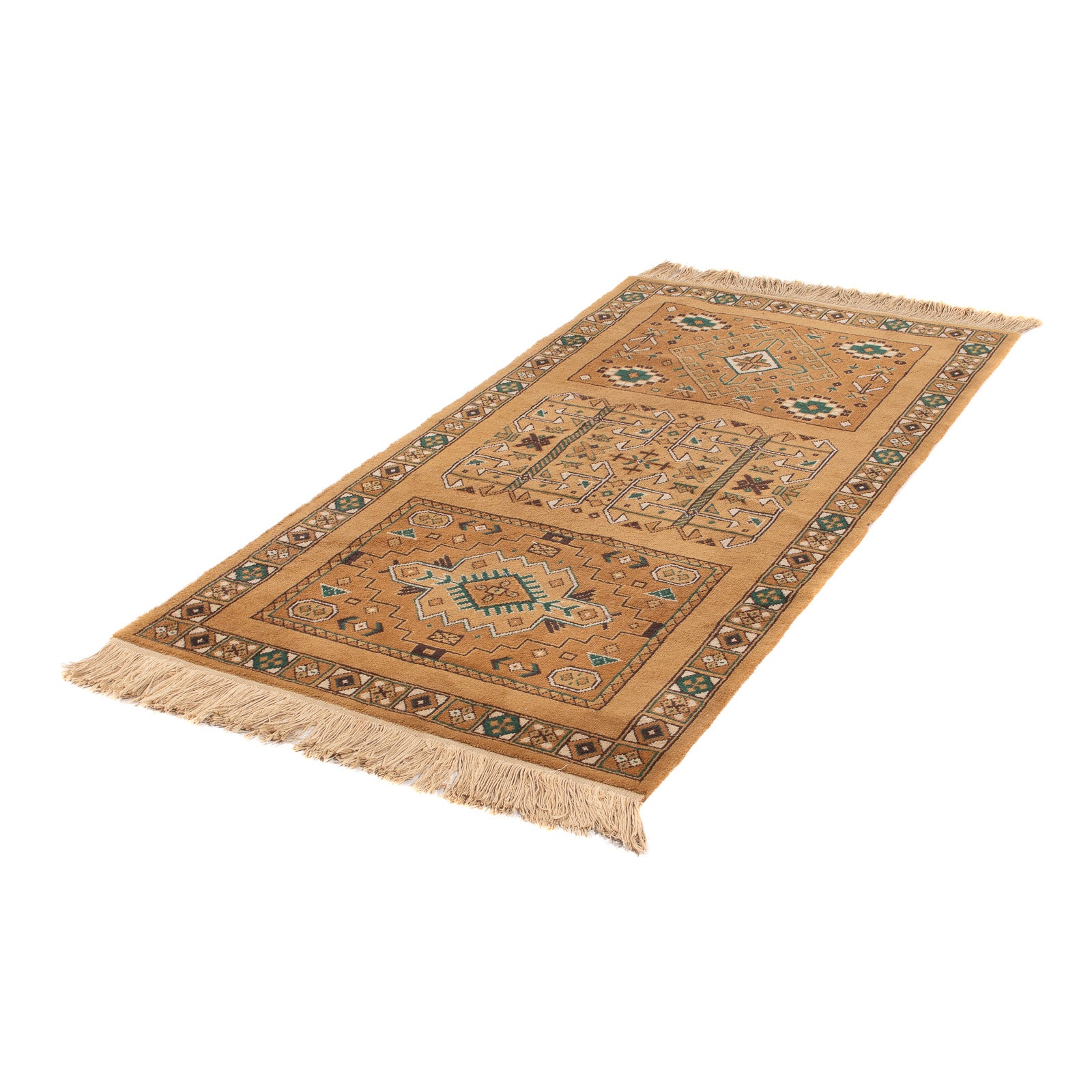 Alfombra oriental - 155 x 80 cm - multicolor