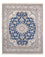 Alfombra Persa - Nain - Real - 190 x 149 cm - azul