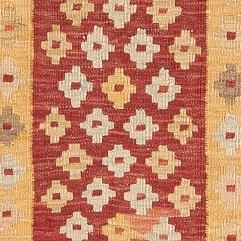 Alfombra de pasillo Alfombra Kelim - Splash - 197 x 71 cm - multicolor